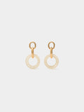 Pendientes Aros Con Resina