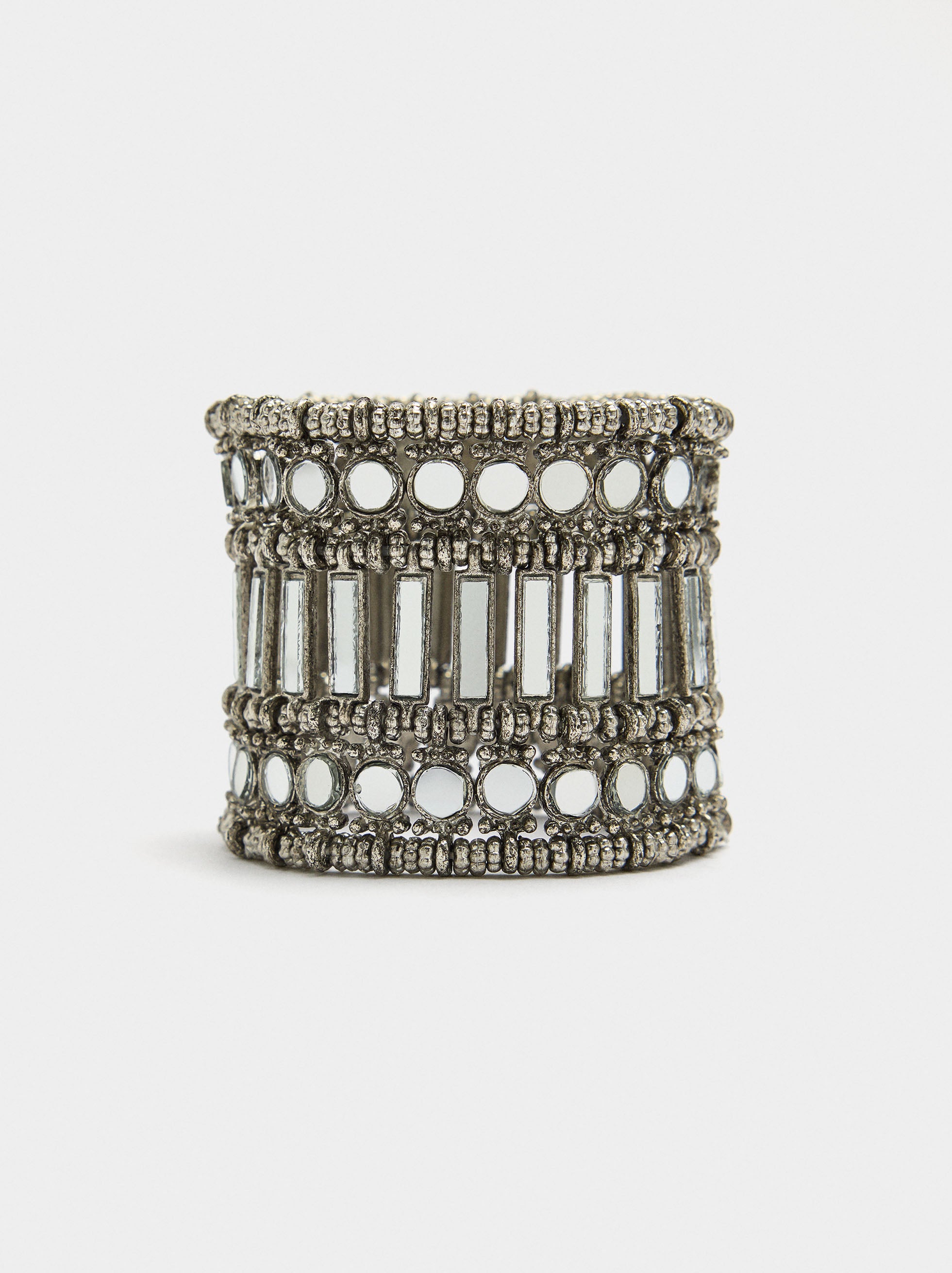 Pulsera Elástica Ancha De Espejos
