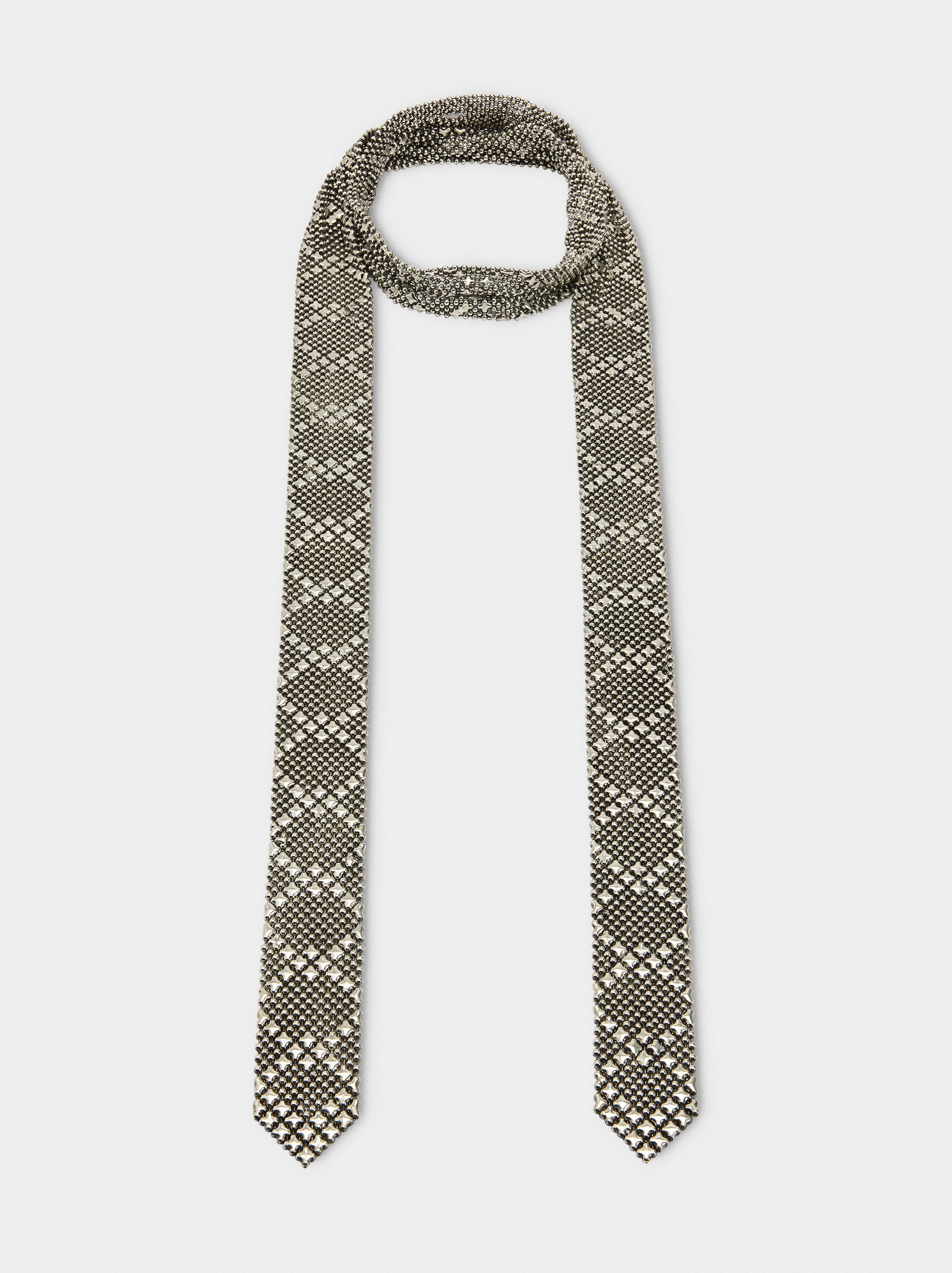 Collar Metálico Cravata