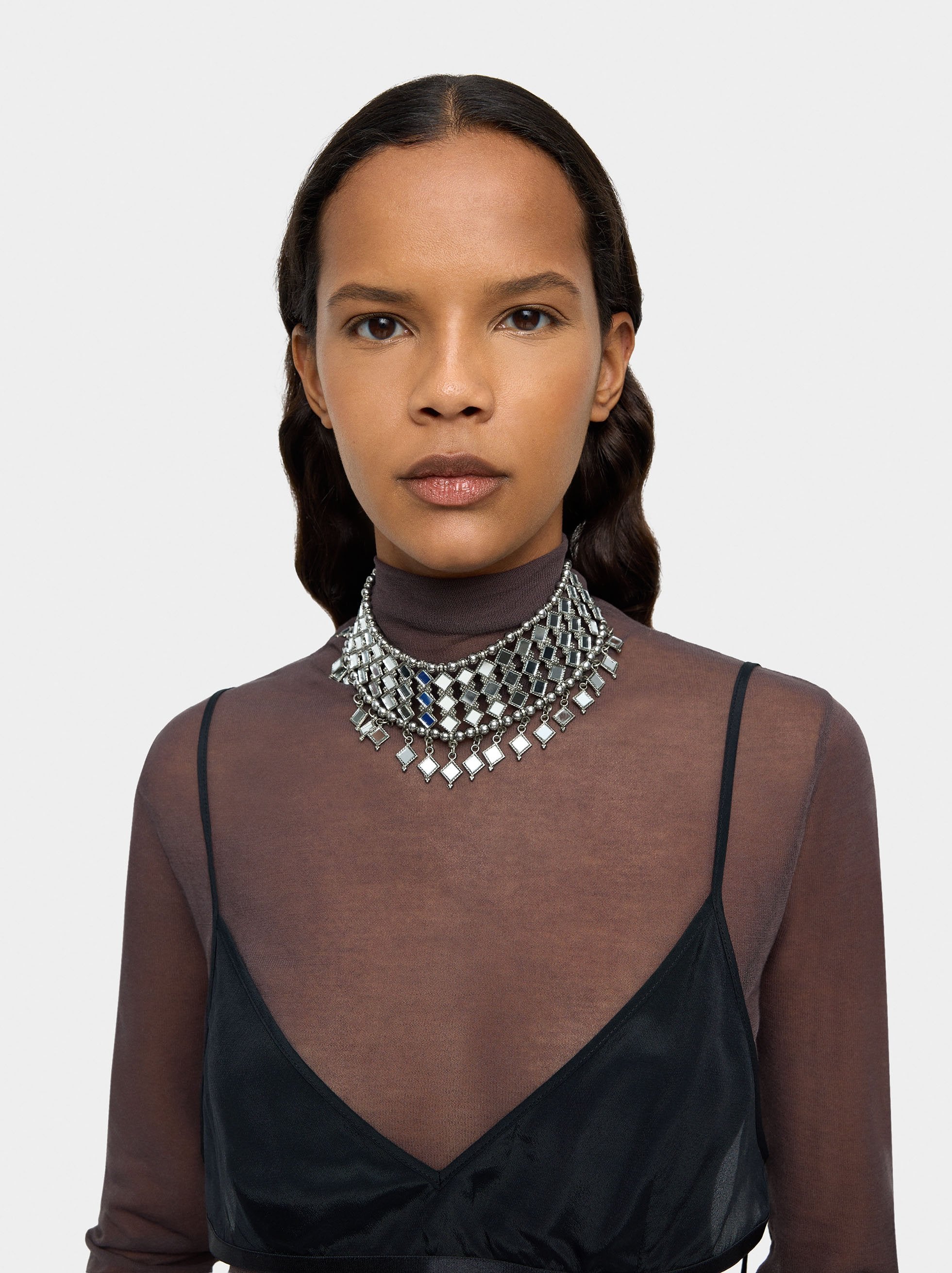 Choker De Losangos Espejo