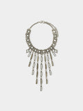 Collar Corto Con Colgantes De Barras Espejo