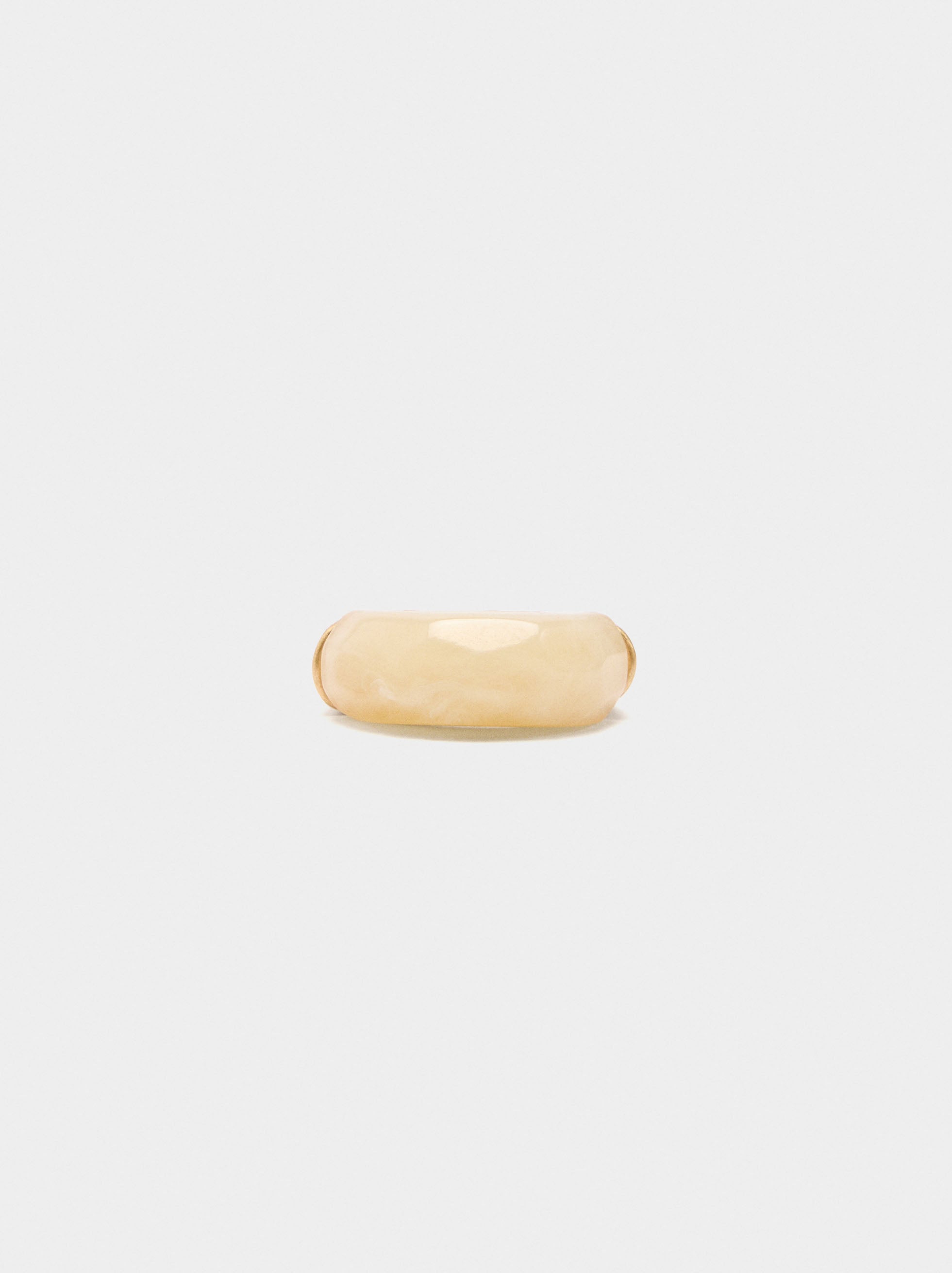 Anillo Con Detalle Efecto Piedra