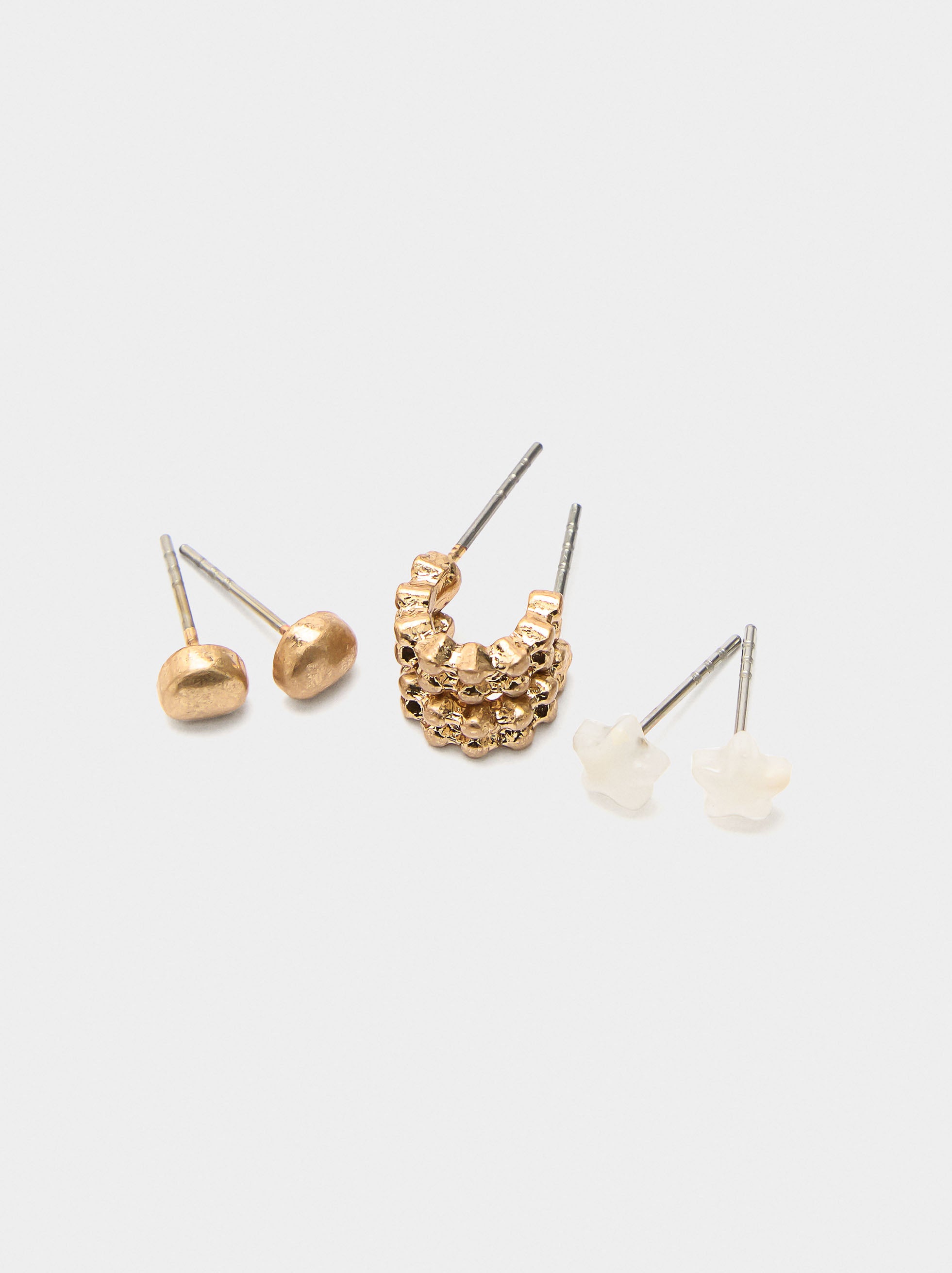 Set De Pendientes Cortos