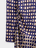 Vestido Midi Con Estampado De Círculos