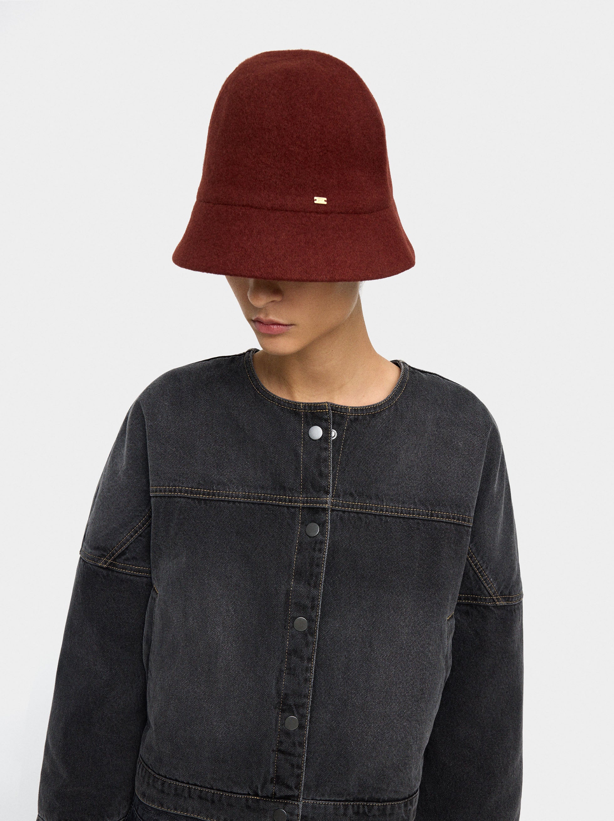 Sombrero Bucket De Lana