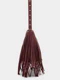 Bolso Bombonera Con Flecos Largos