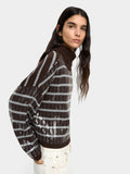 Jersey De Punto A Rayas Con Lentejuelas