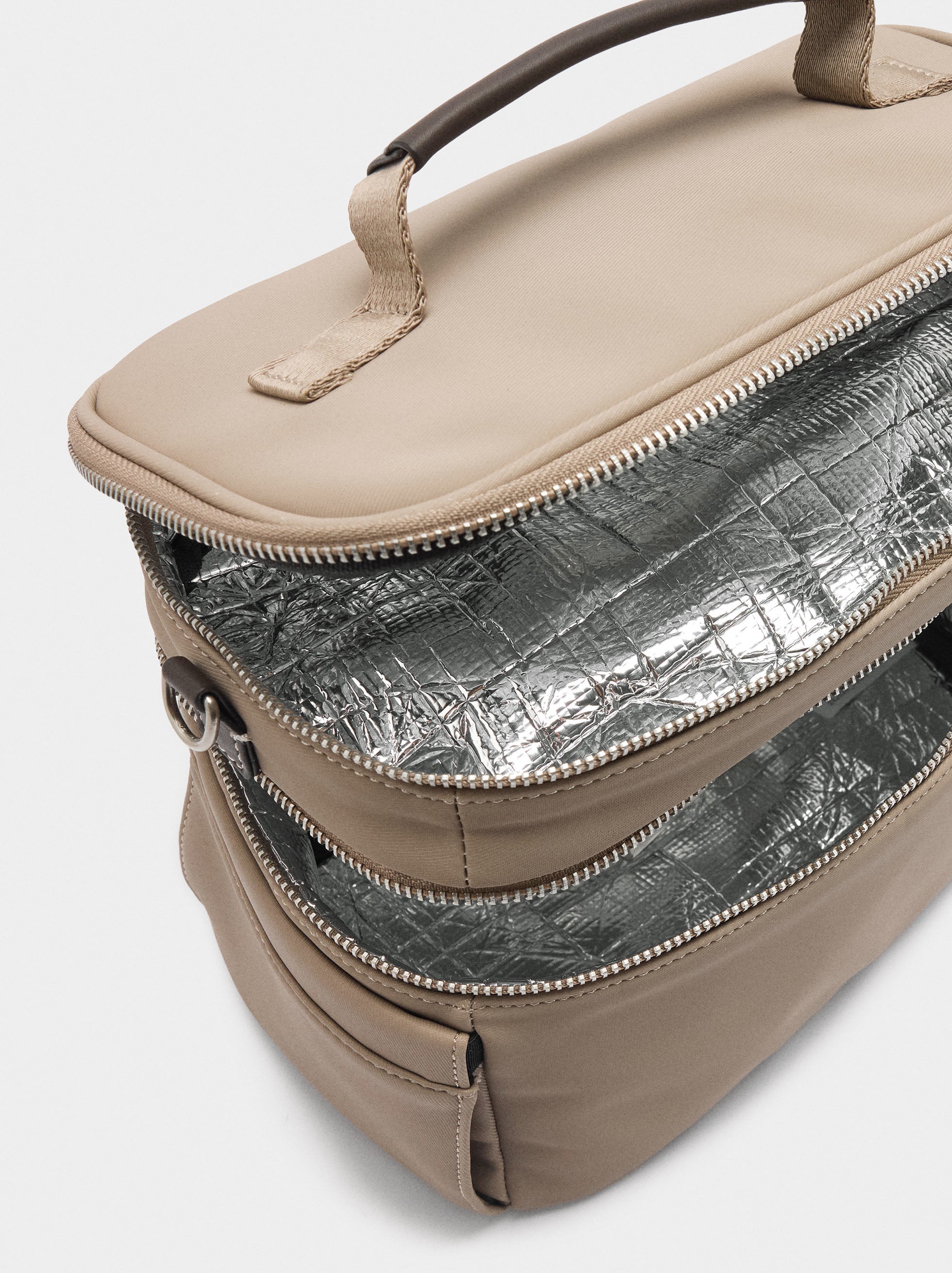 Bolsa Porta-Alimentos Lisa Efecto Nylon