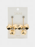 Pendientes Largos Con Flor