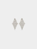 Pendientes De Rombos Con Cristales