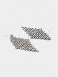 Pendientes De Rombos Con Cristales