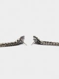Pendientes Largos De Cadenas Con Cristales