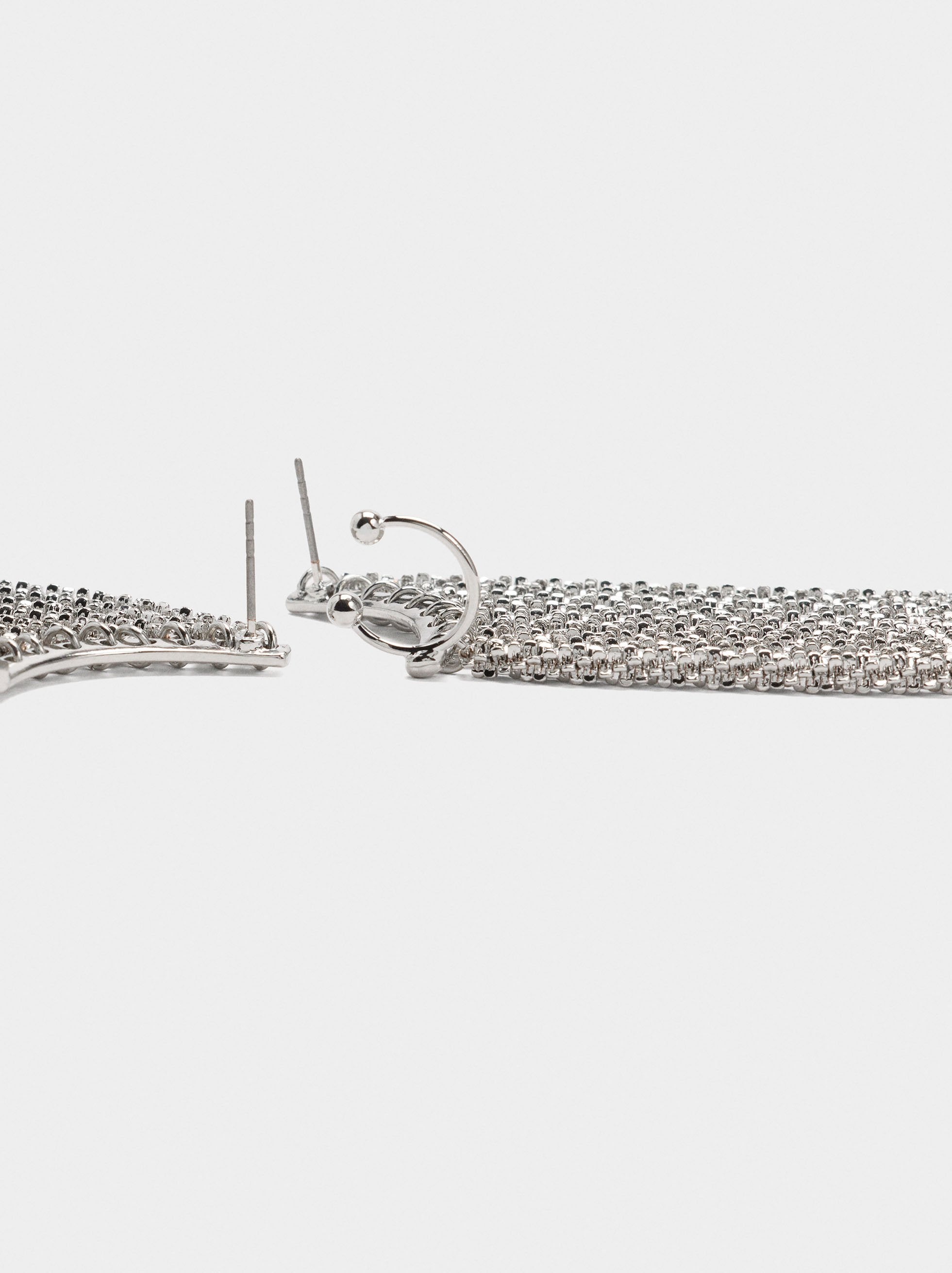 Pendientes Ear Jacket Con Cadenas