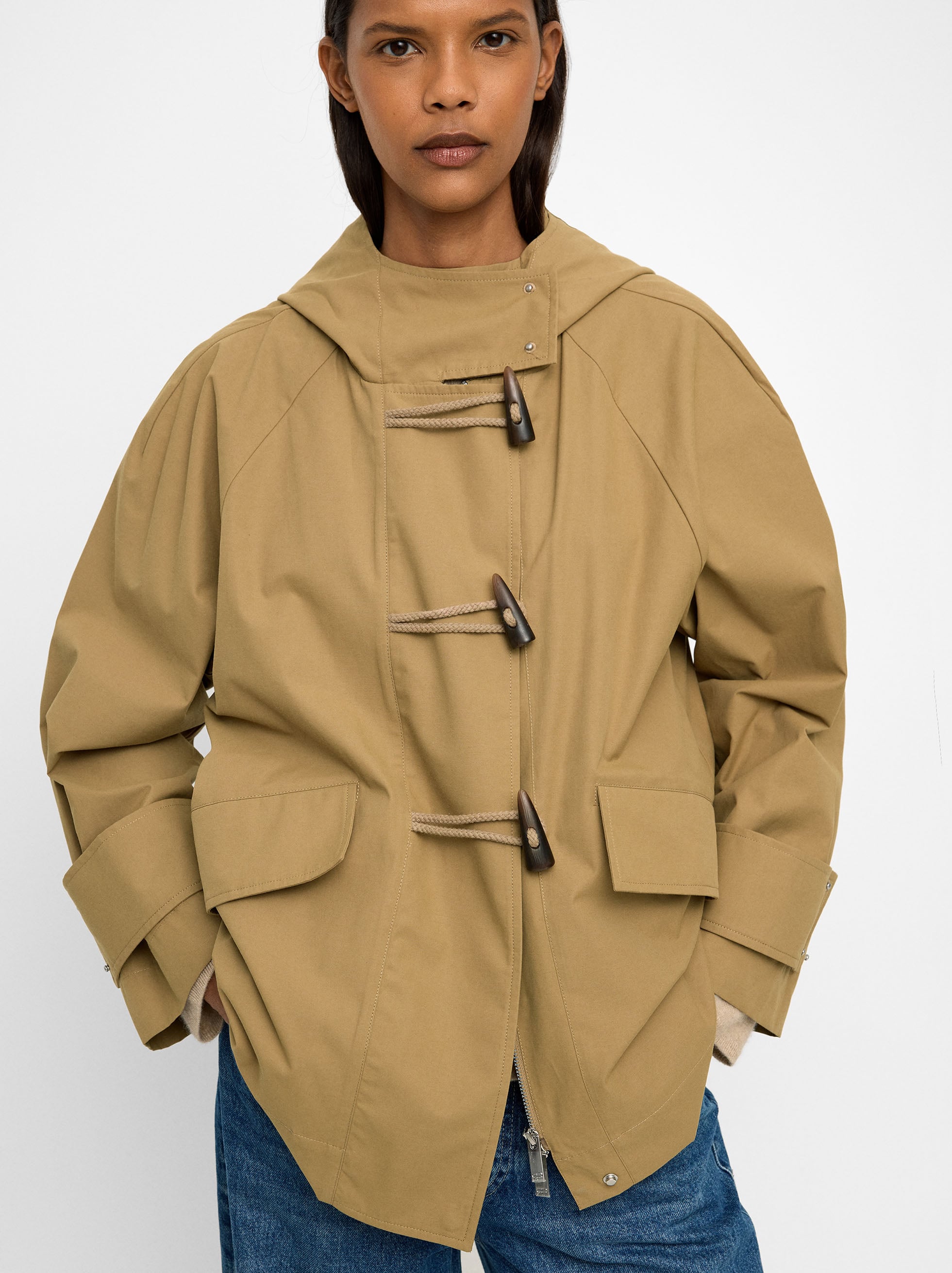 Chaqueta Con Capucha Y Chaleco