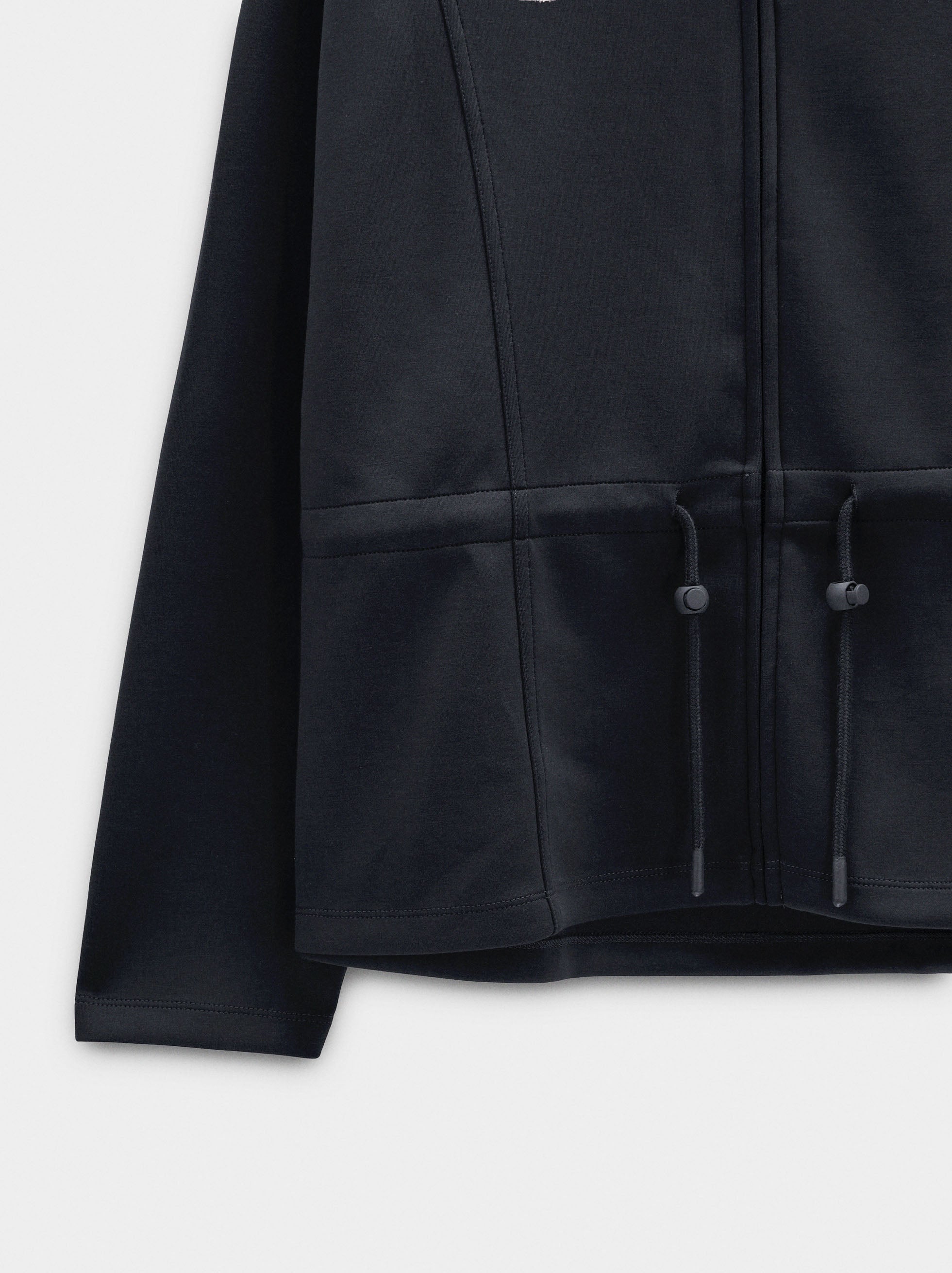 Sudadera Con Cremallera Y Cuello Alto