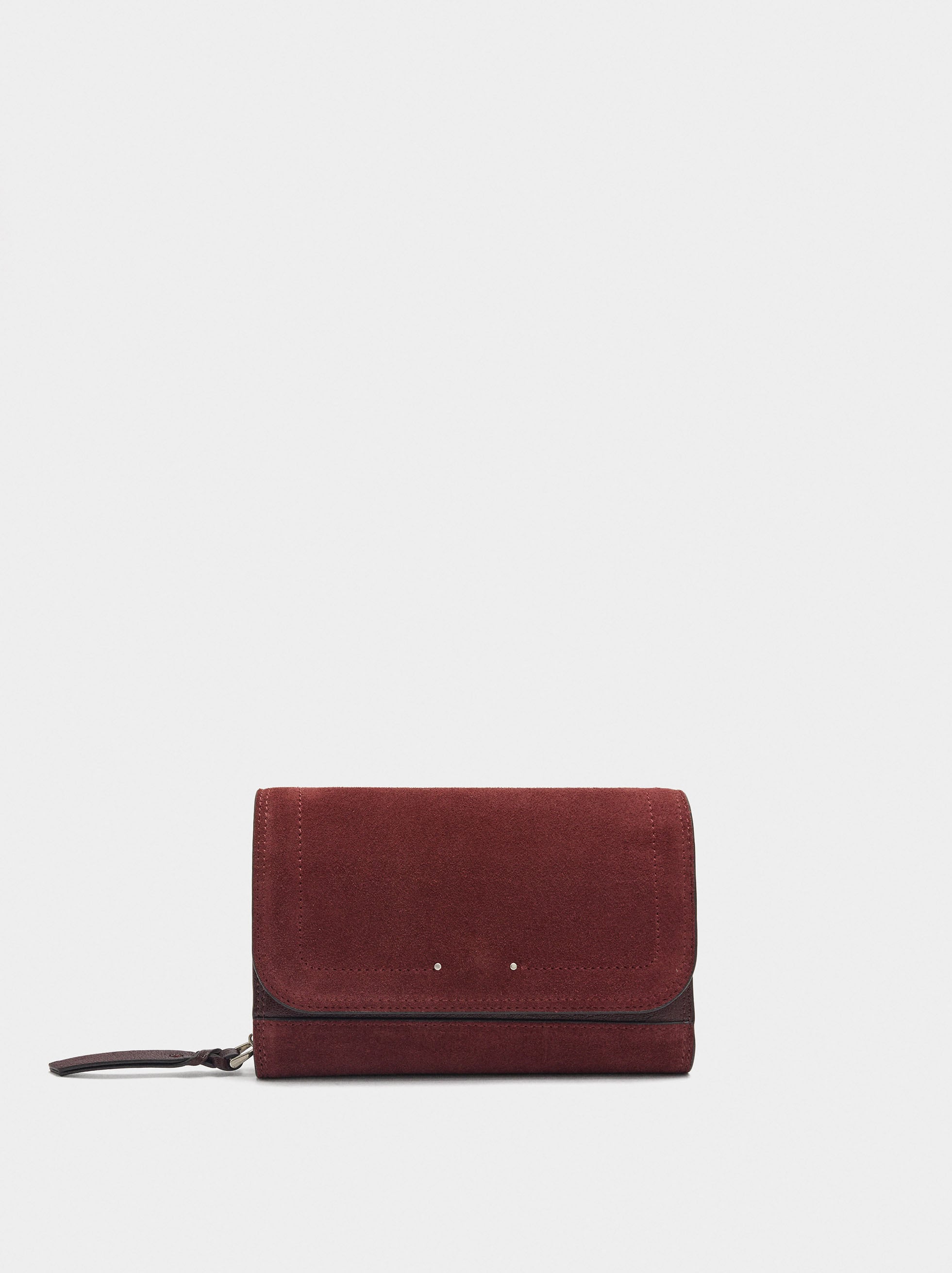 Cartera Detalles De Piel Con Solapa