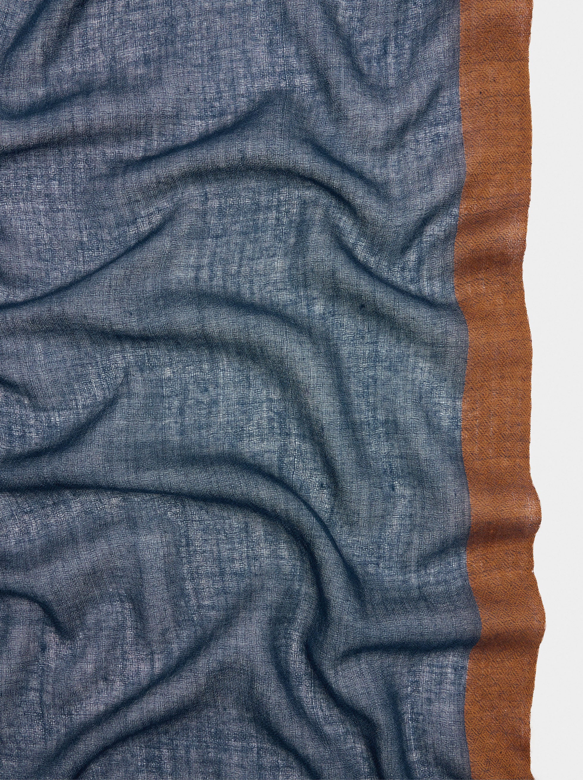 Pashmina Con Rayas 100% Lana