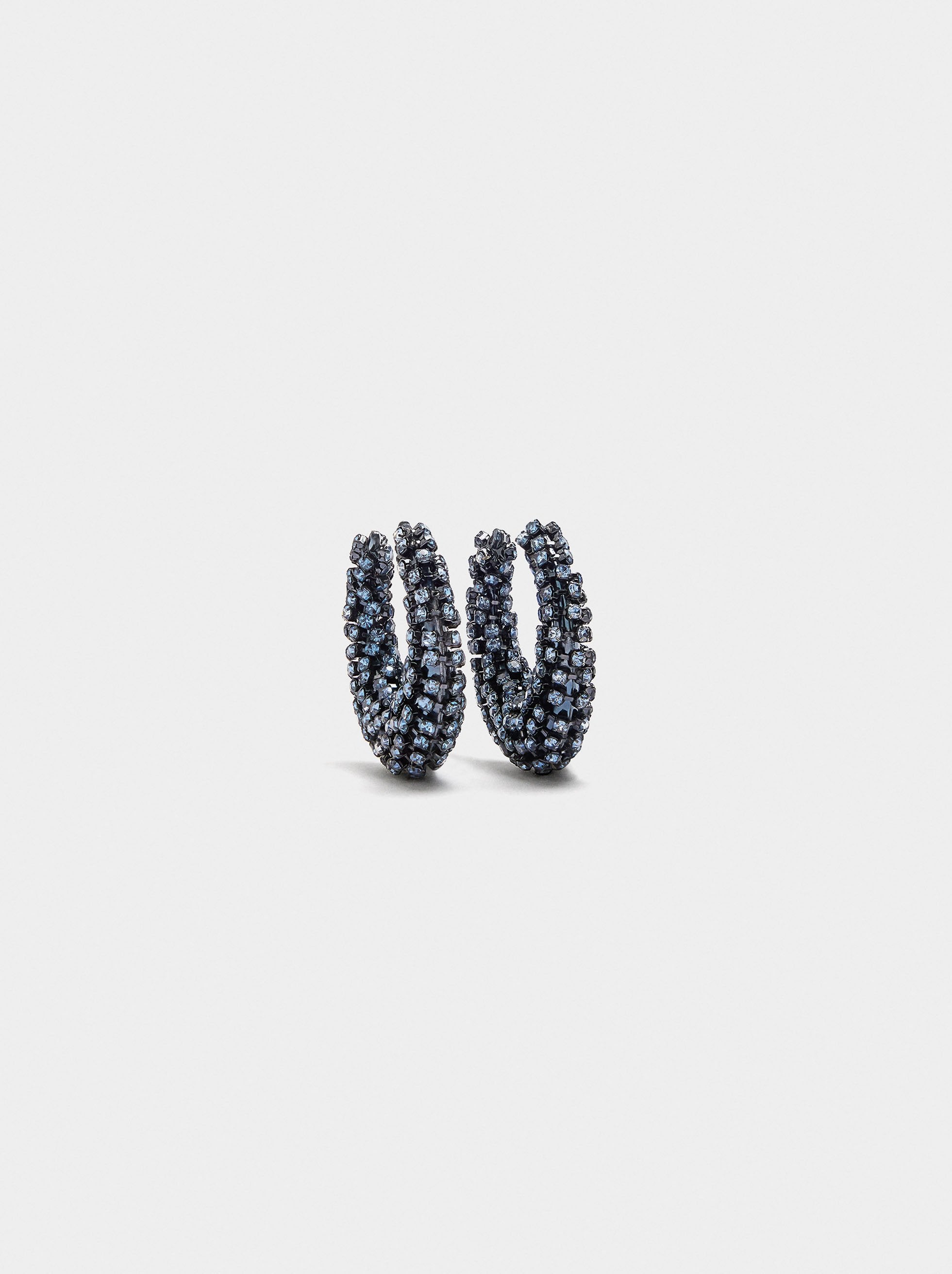 Aros Maxi De Cristales