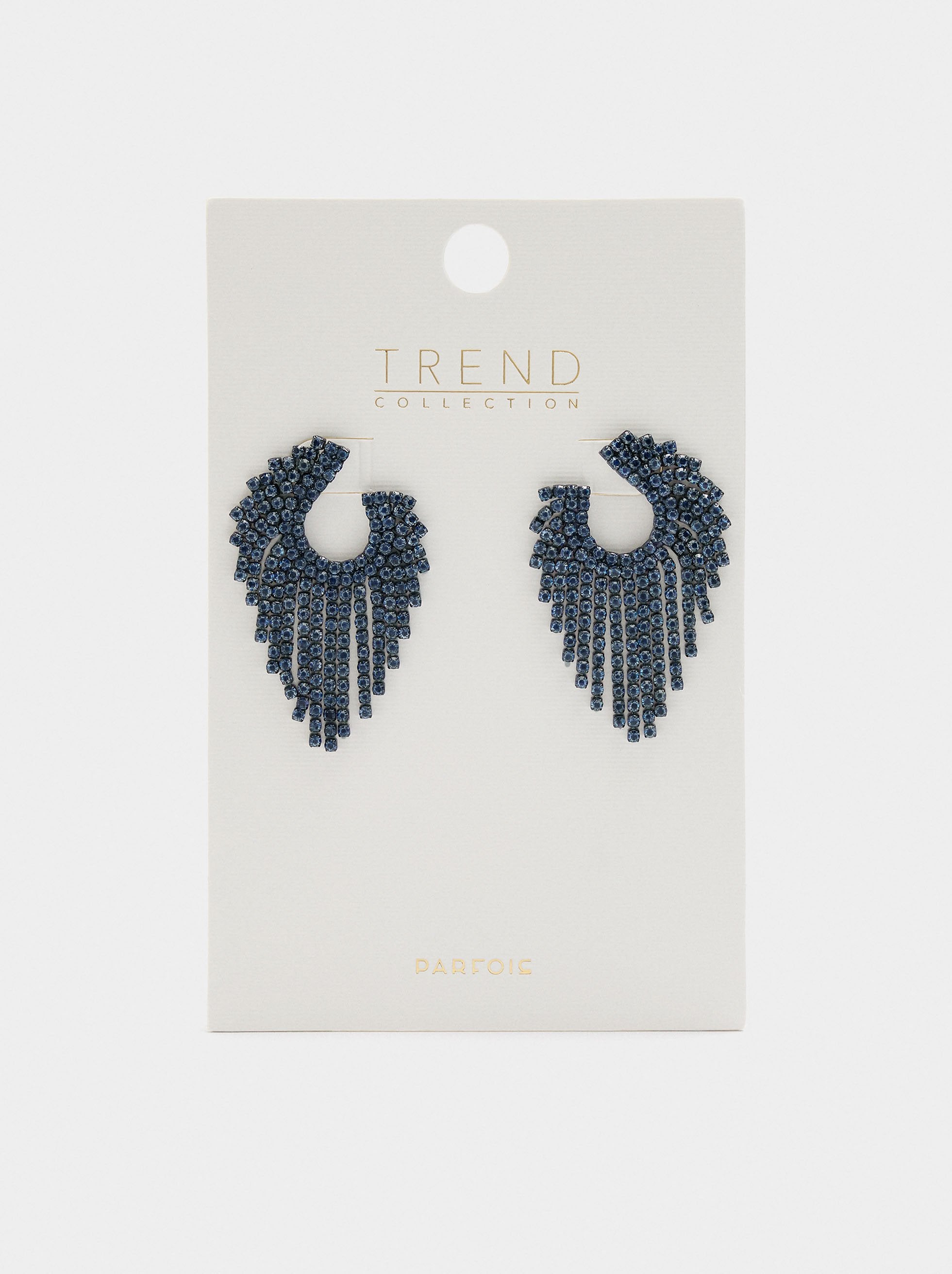Pendientes Maxi Redondeados De Cristales