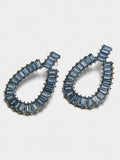 Pendientes Maxi Ovalados De Cristales