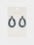 Pendientes Maxi Ovalados De Cristales