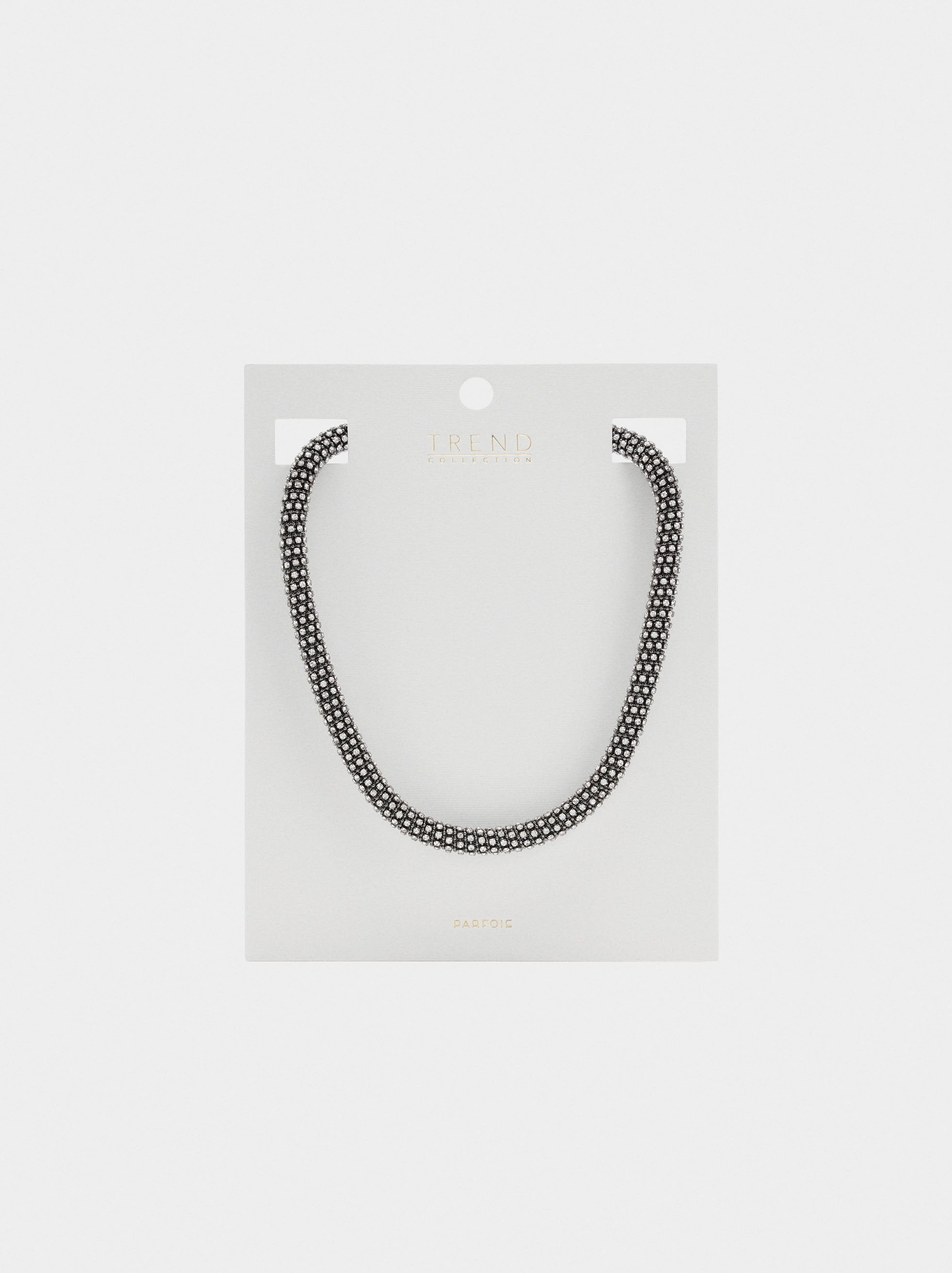 Collar Tubular De Cristales