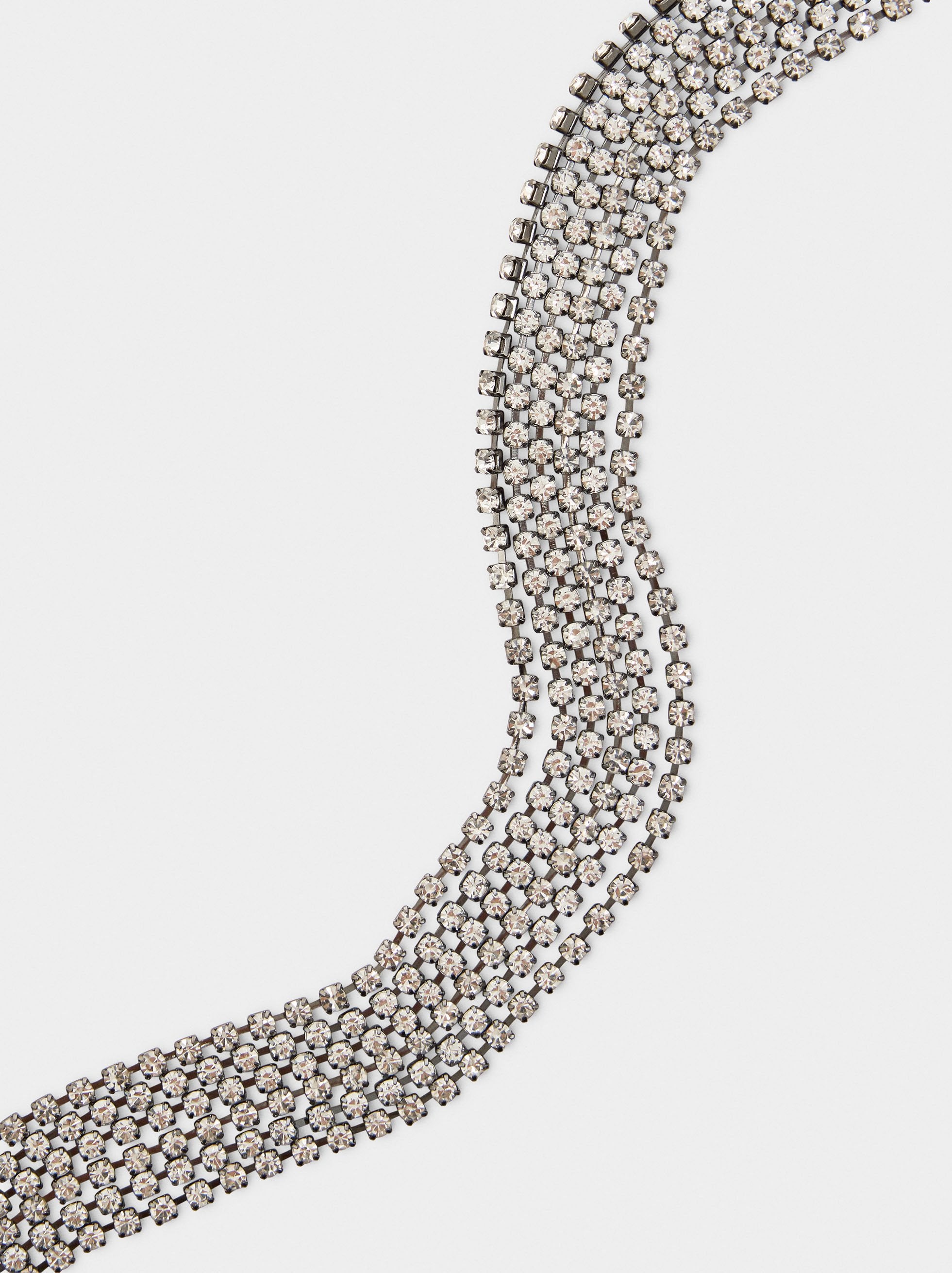 Collar Múltiple Con Cristales