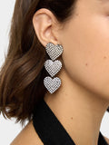 Pendientes Maxi Con Corazones