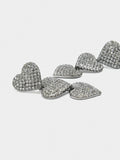 Pendientes Maxi Con Corazones