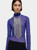 Collar Maxi Largo Con Cristales