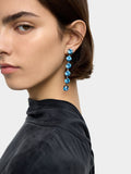 Pendientes Largos De Cristales