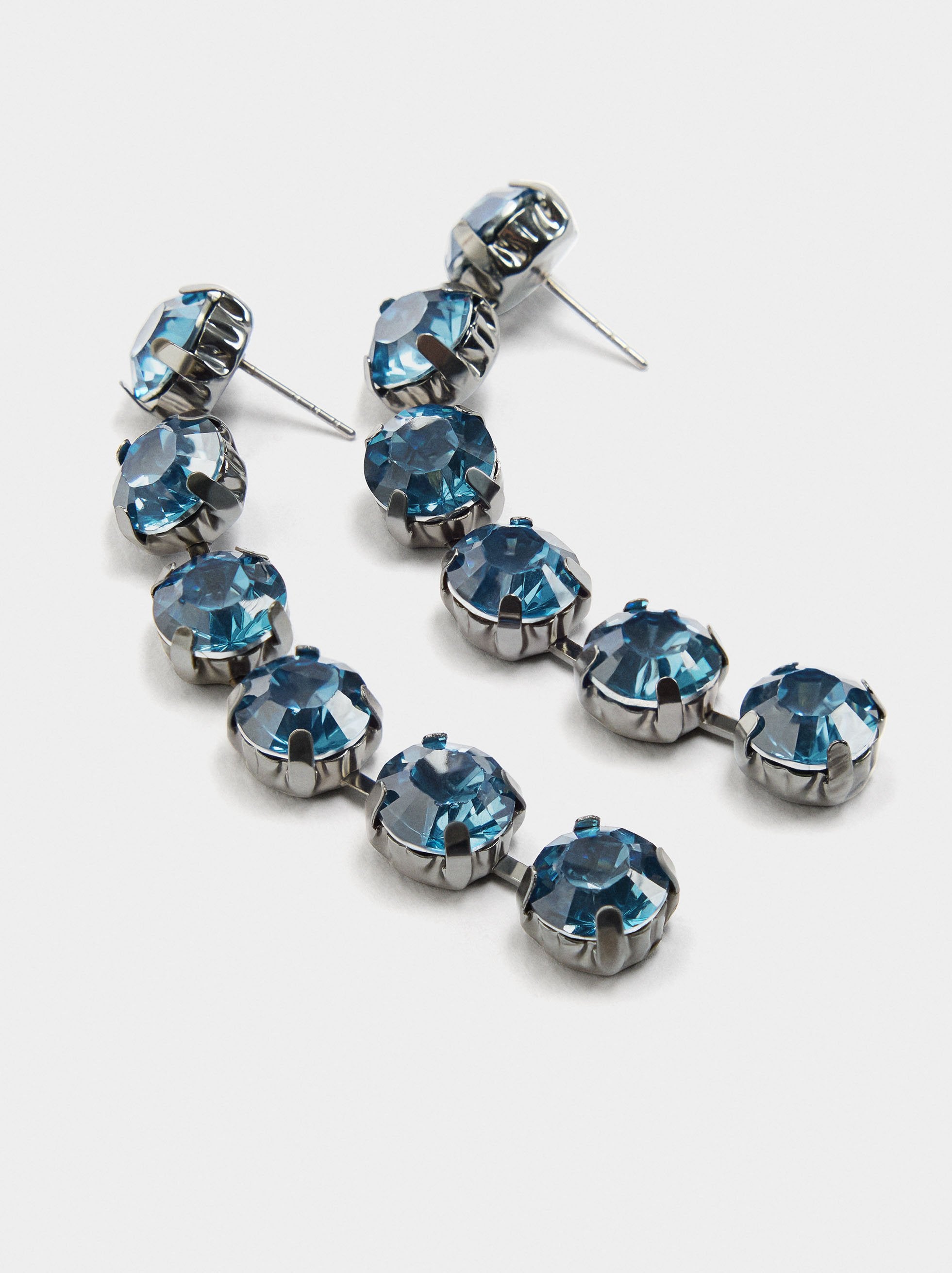Pendientes Largos De Cristales