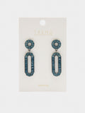 Pendientes Maxi Alargados De Cristales