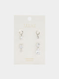 Set De Maxi Pendientes De Cristales