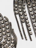 Pendientes Ear Jacket Con Cristales