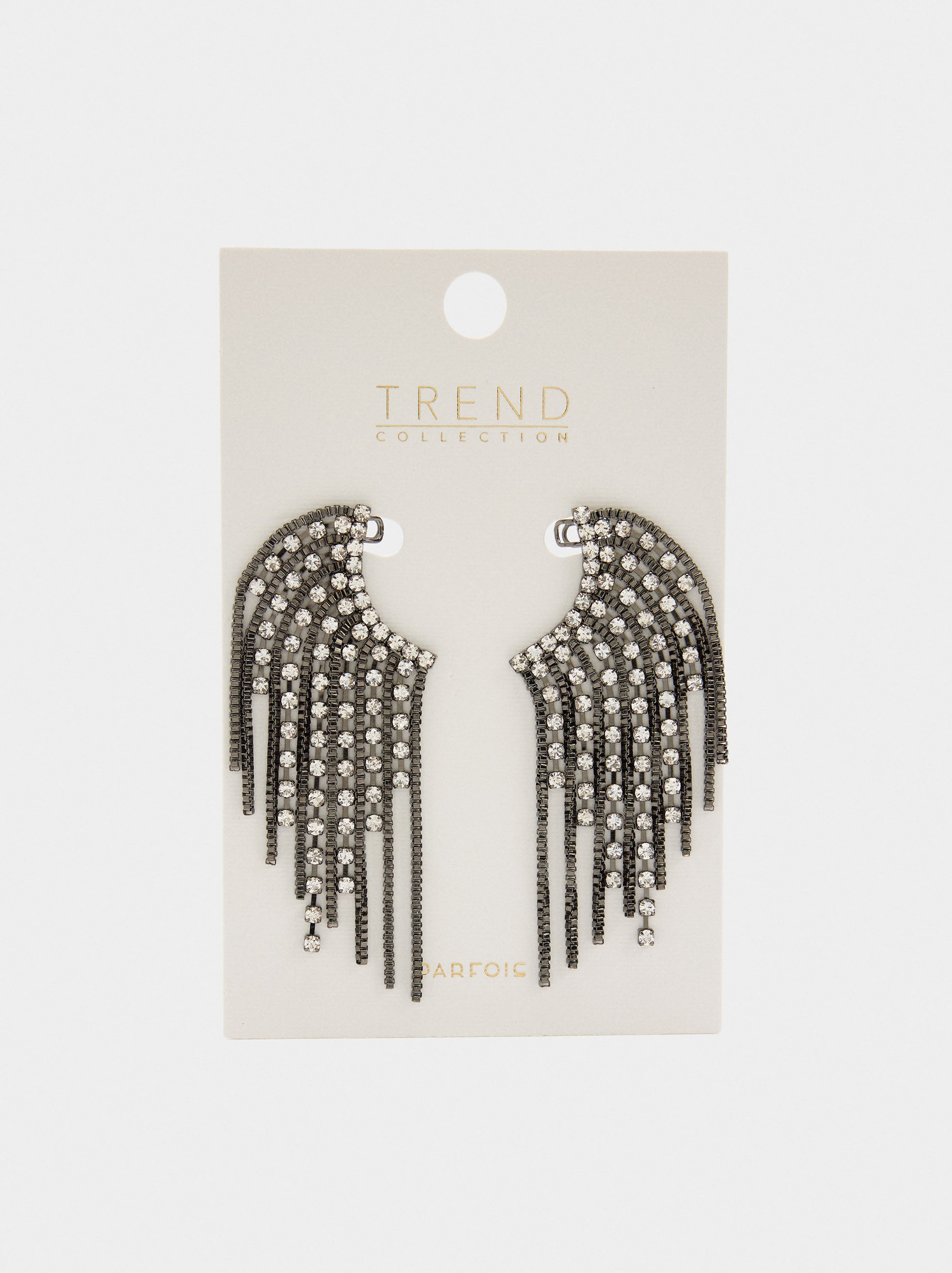 Pendientes Ear Jacket Con Cristales