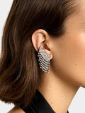 Pendientes Ear Jacket Asas De Cristales