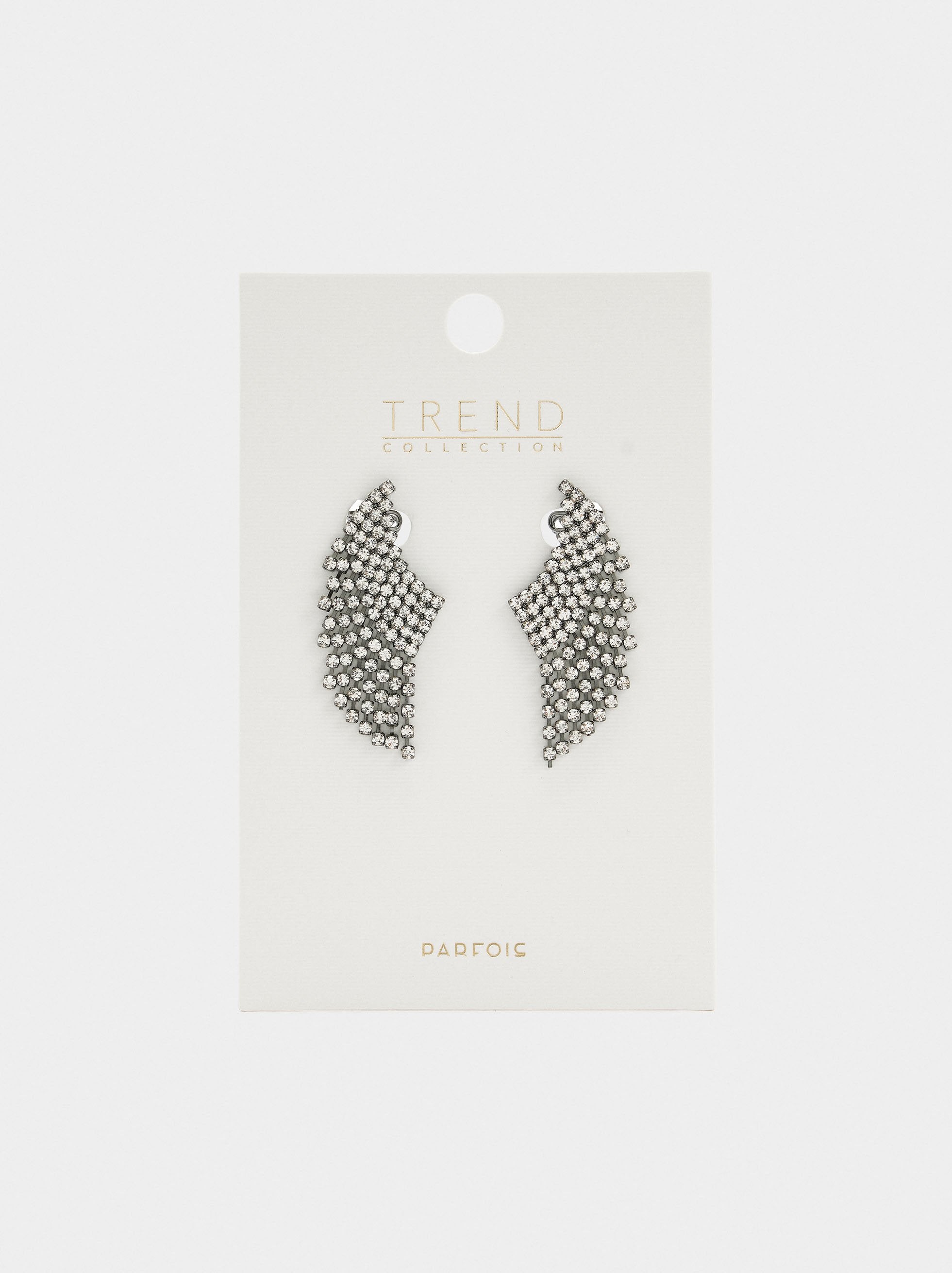 Pendientes Ear Jacket Asas De Cristales