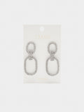 Pendientes Maxi Aro Doble Con Cristales