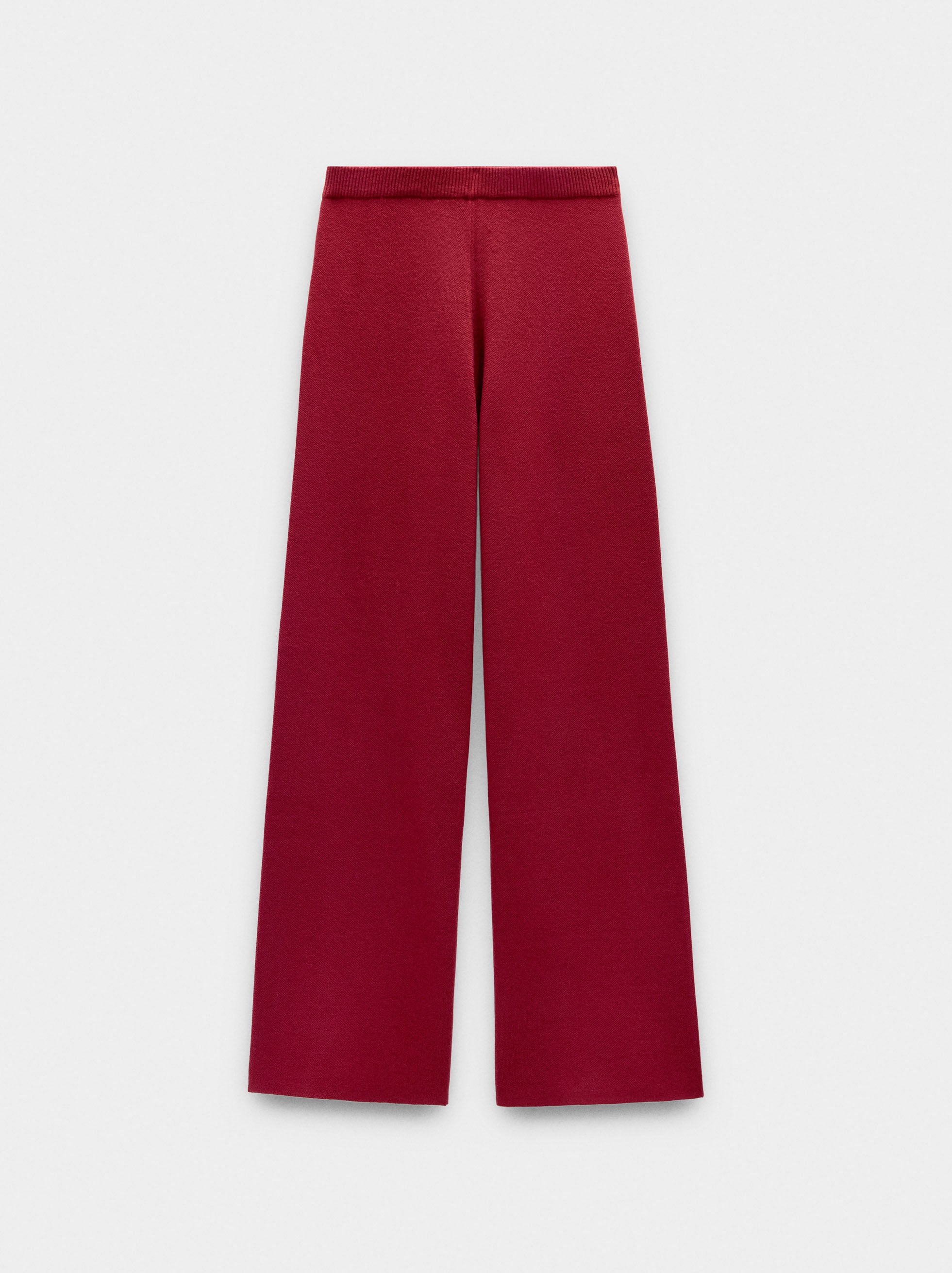 Pantalón De Punto Cintura Elástica