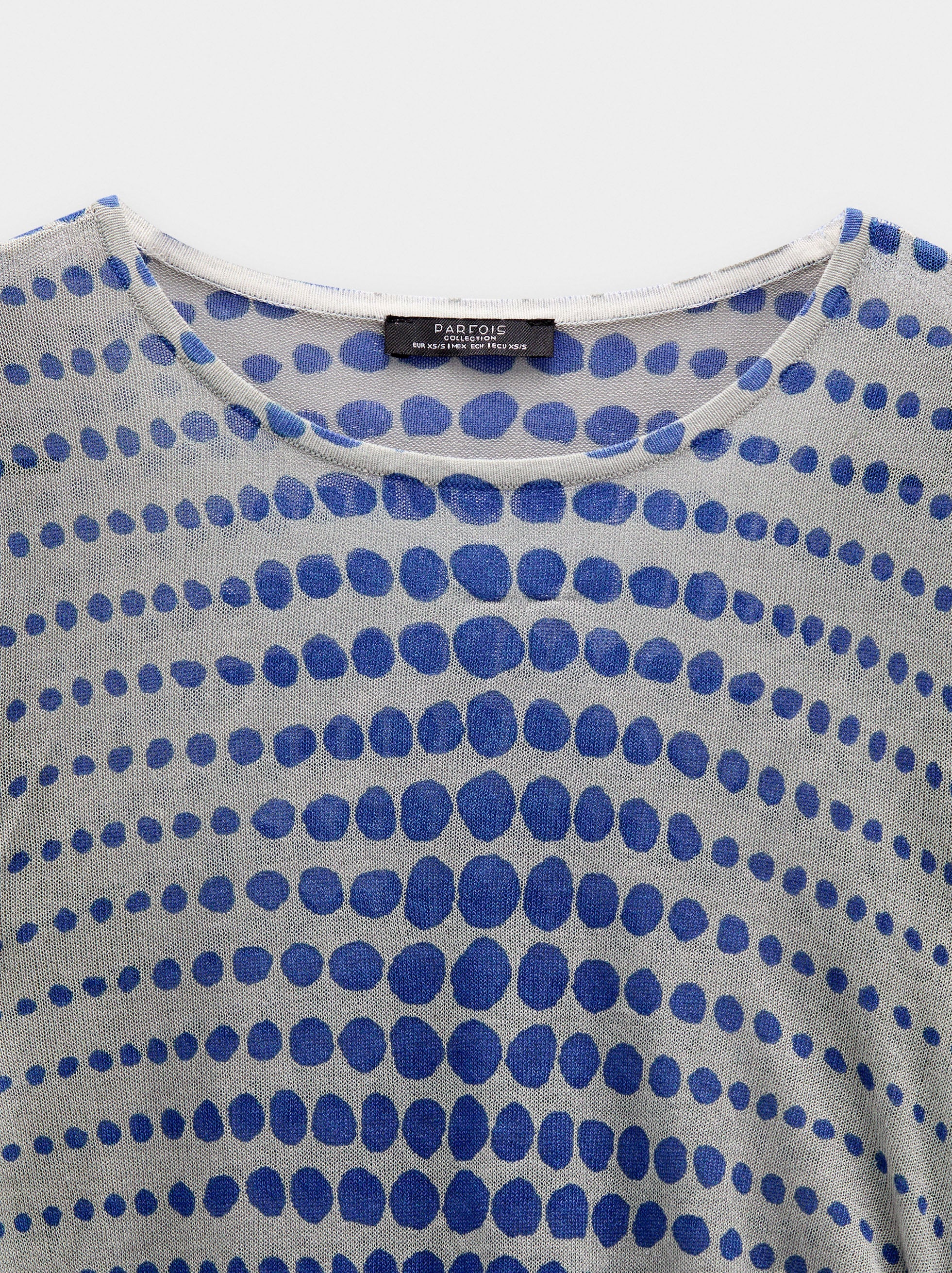 Jersey De Punto Semitransparente