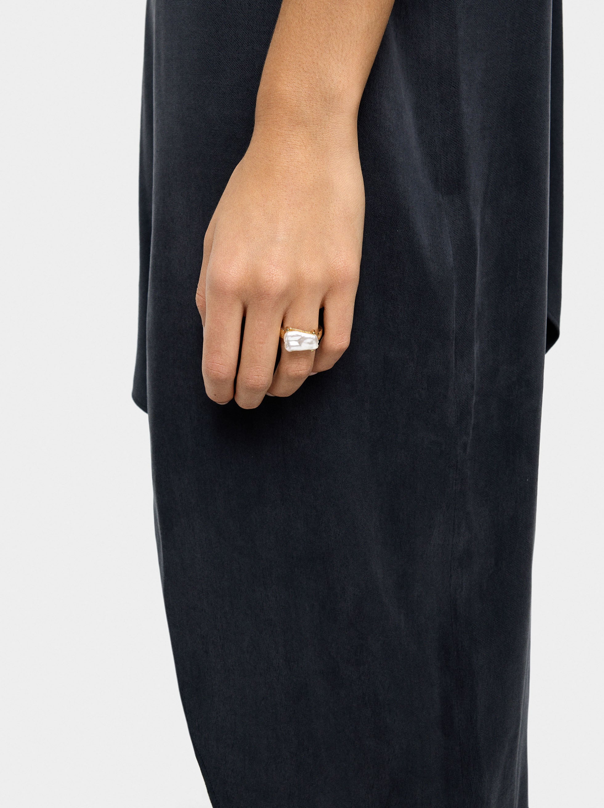 Anillo Con Perla