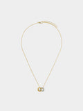 Collar Aros Colgantes Con Circonitas
