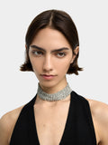 Choker Con Cadenas Entrecruzadas