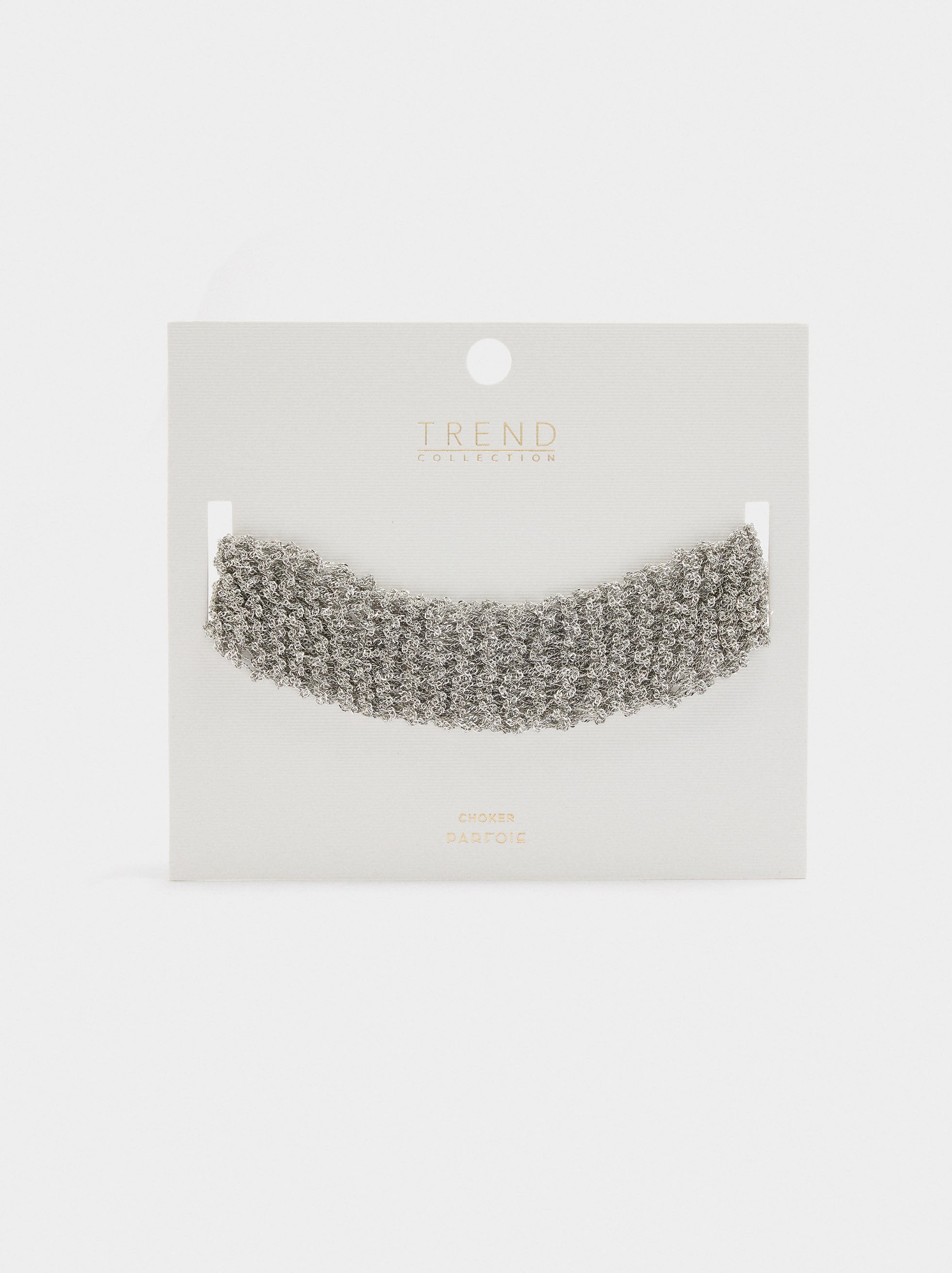 Choker Con Cadenas Entrecruzadas