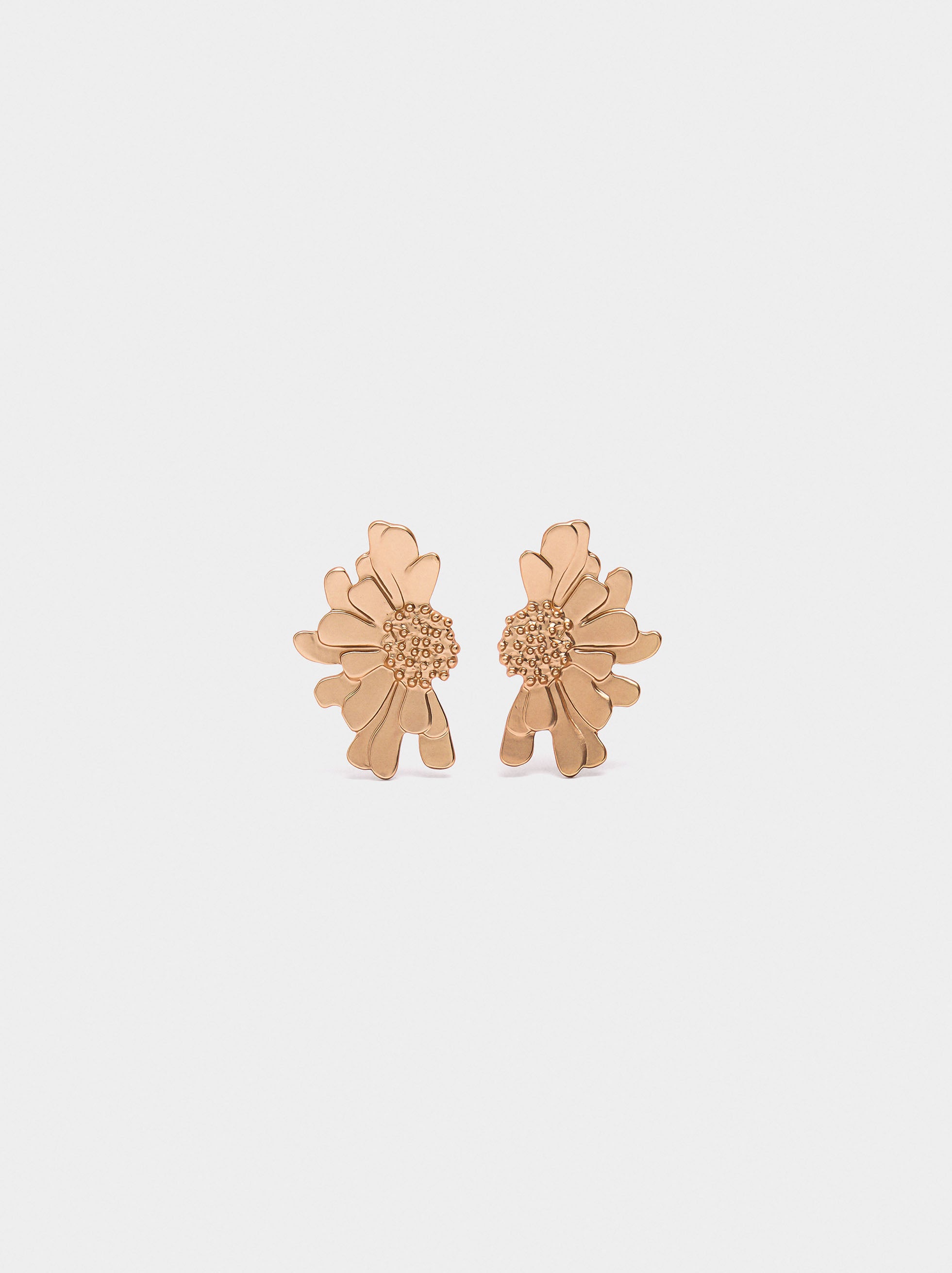 Pendientes De Media Flor