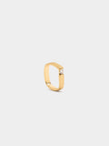 Anillo Cuadrado Con Zircónia