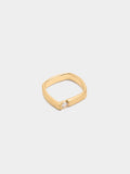 Anillo Cuadrado Con Zircónia