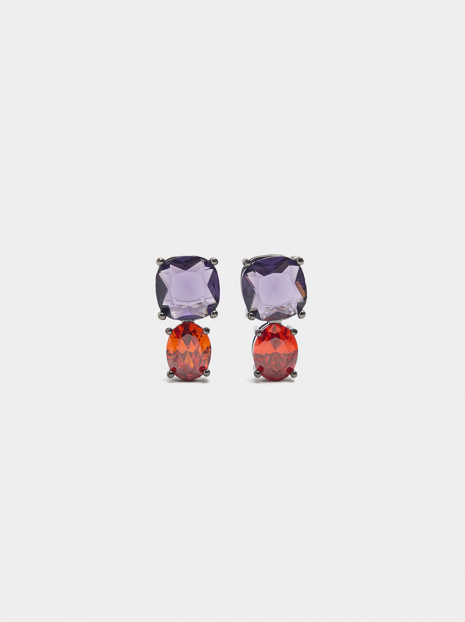 Pendientes Cortos Con Circonitas