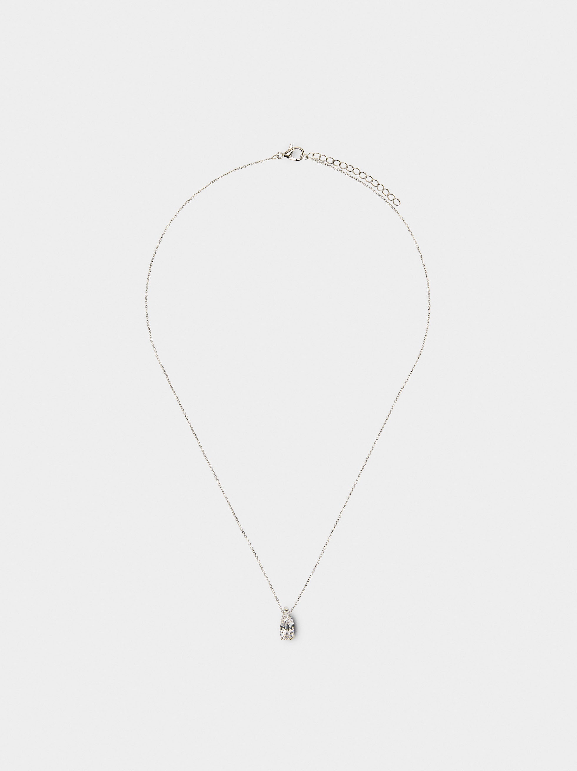 Collar Con Colgante De Circonitas